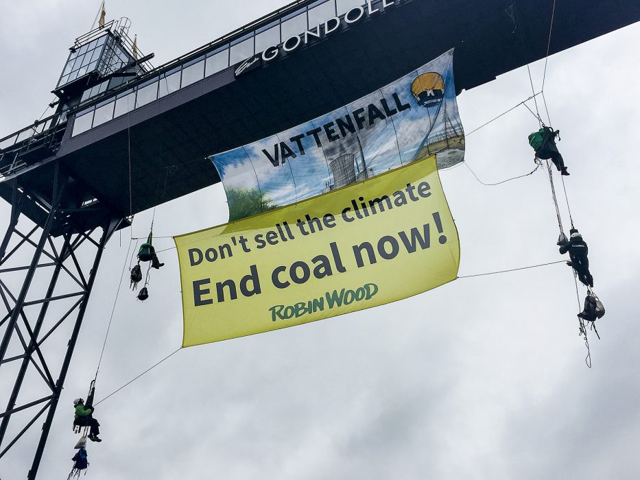 I onsdags hade det statliga energibolaget Vattenfall stämma och en rad protestaktioner hölls med anledning av detta