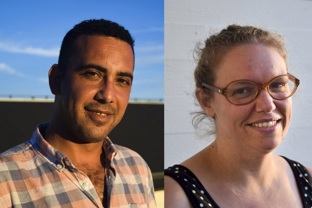 ”Det är jättefina människor och eftersom jag inte kan svenska så bra är det ett bra sätt att lära mig språket”, säger Jalal Edin som kom till Sverige från Syrien för två år sedan