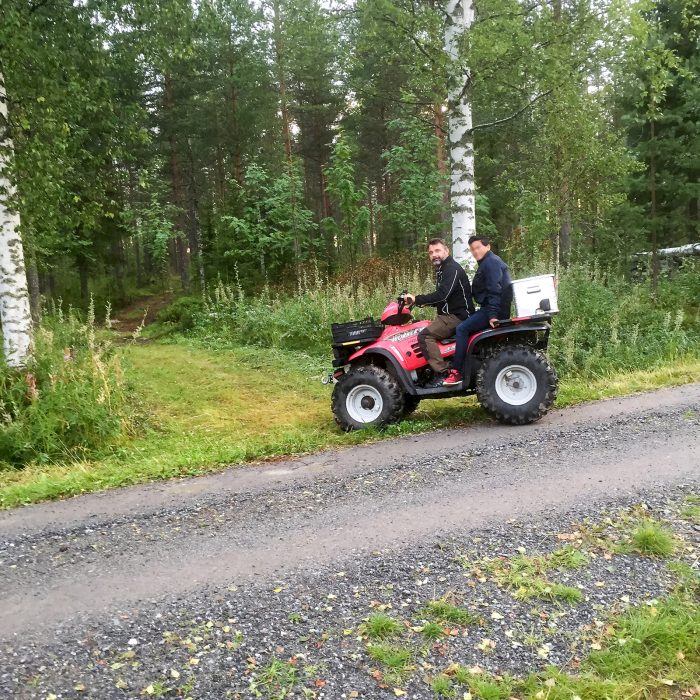 Roligast av allt var att åka fyrhjuling.
