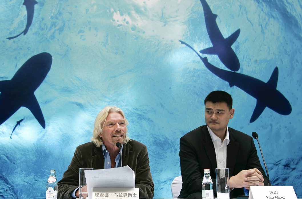 Richard Branson, Yao Ming