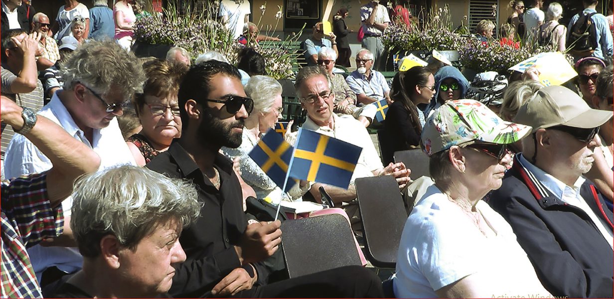 Den 6 juni 2016 kunde Saleh Jamal Eddin fira nationaldagen i Sverige.