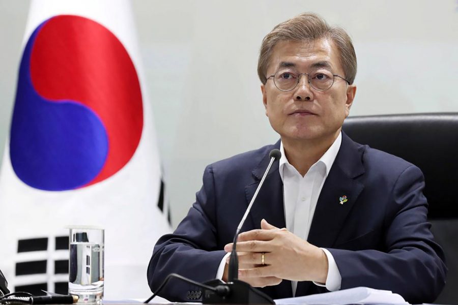 Yonhap/AP/TT | Sydkoreas nye president Moon Jae-In vill att landet inte bygger nya kärnkraft.