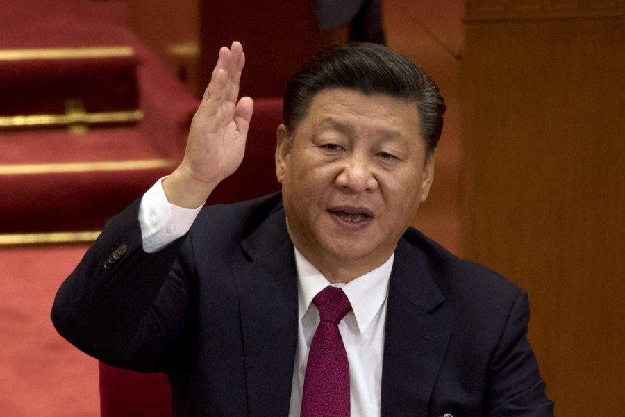 Ng Han Guan/AP/TT | Xi Jinping har fått sitt namn inskrivet i Kinas grundlag – något som endast Mao Zedung tidigare fått under sin livstid.