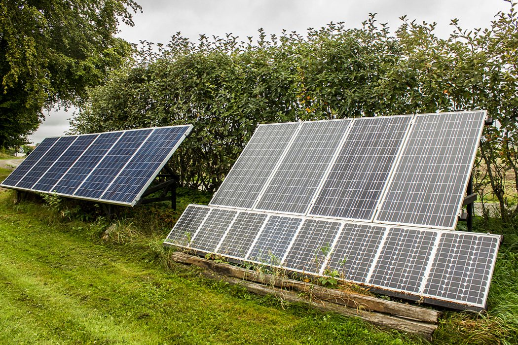 Solcellerna kan producera 3000 kWh om året