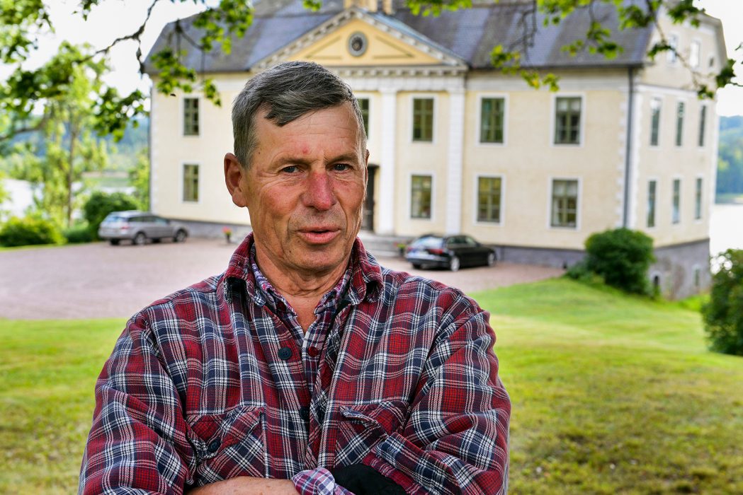 Carl Hermelin tar sitt dricksvatten från sjön Noen där vatten från gruvverksamheten kommer att passera
