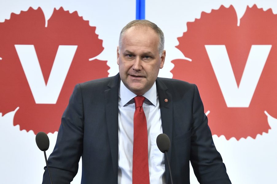 Claudio Bresciani/TT | Vänsterpartiets ledare Jonas Sjöstedt vill gå till val på ökad jämlikhet.