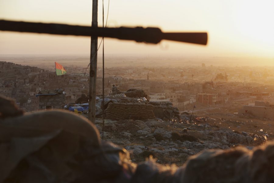 Bram Janssen/AP/TT | Kurdiska styrkor under kampen mot IS i Sinjar 2015.