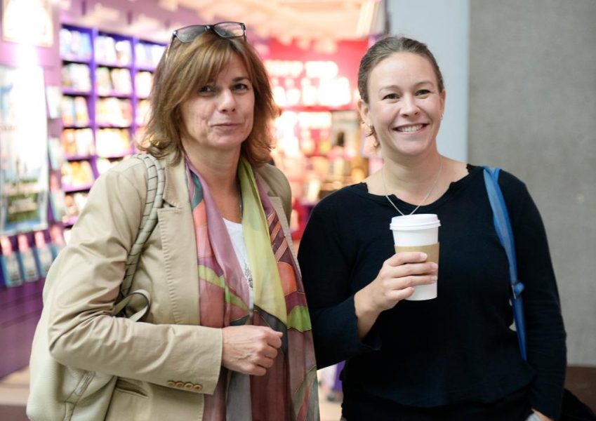 FOTO: Maja Suslin/TT | Miljöpartisterna Isabella Lövin och Maria Wetterstrand (till höger).