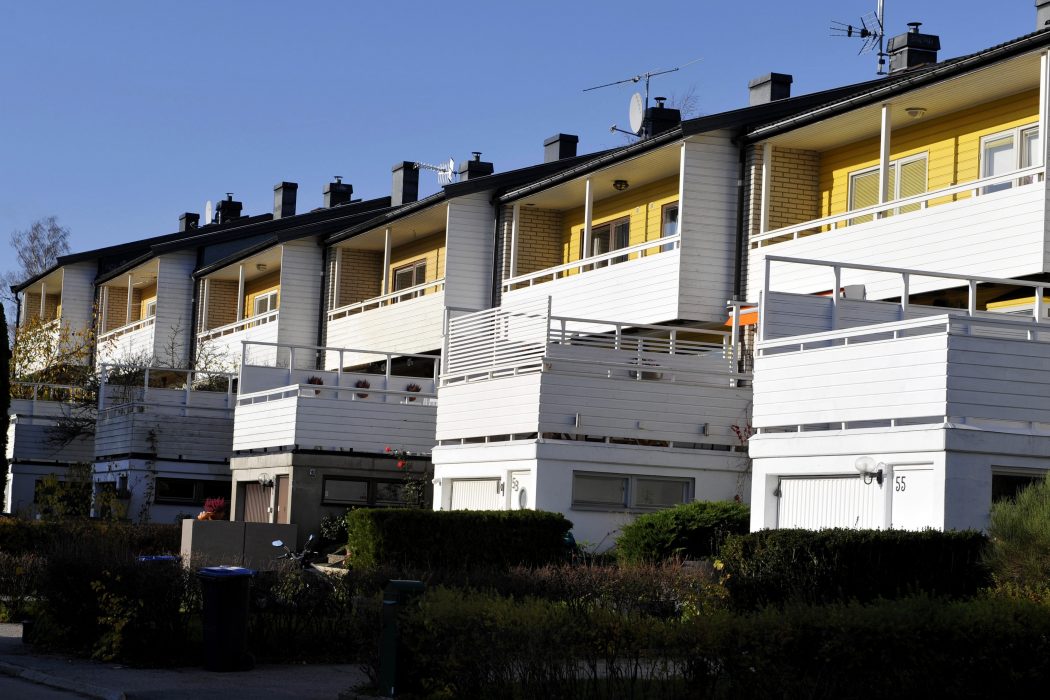 Bertil Ericson / TT | Radhus i Brevik på sydöstra Lidingö.