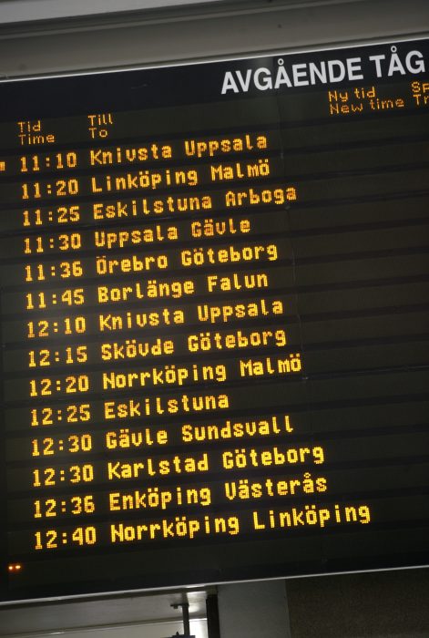 Fredrik Sandberg/TT | Det är skillnad på tåg och tåg, men generellt sett kommer de flesta tåg i Sverige fram i tid.
