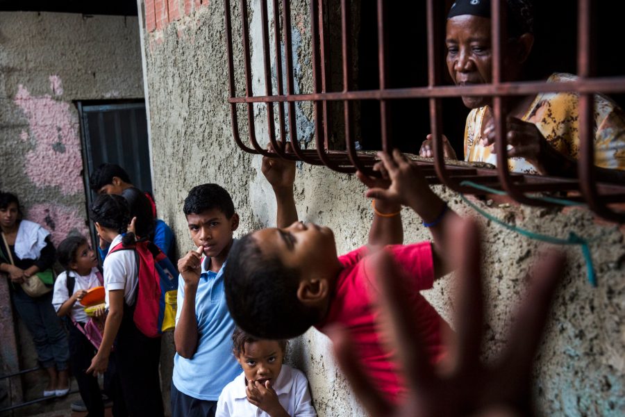 Rodrigo Abd/AP Photo/TT | Soppkök för fattiga barn i Caracas, Venezuela.