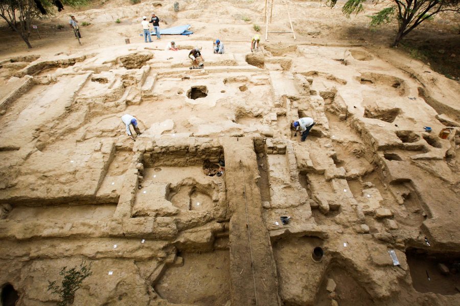 Karel Navarro/AP/TT | En av de arkeologiska platserna i Lambayeque-regionen i Peru, där den berömda Moche-kulturen hade sitt hem och där kvarlevorna efter härskarinnan "Señora de Cao" hittats.