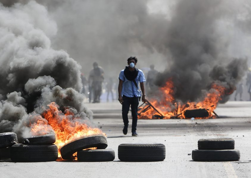 Alfredo Zuniga/AP/TT | Våldsamma protester har rasat i Nicaragua i flera dagar.