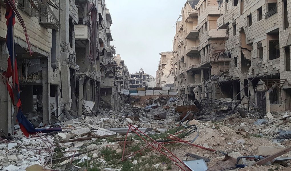 Danny Makki/TT/AP | Ett av de nu aktuella stridsområdena öster om Damaskus.