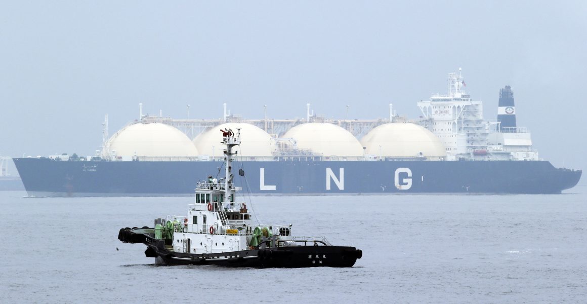Koji Sasahara /TT | Ett fraktfartyg med ﬂytande naturgas (LNG) i tankarna kommer bli en vanlig syn i Göteborgs hamn om Swedgas får som de vill.