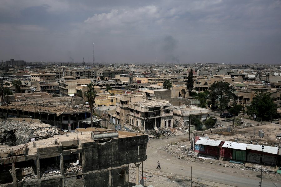 Bram Janssen/AP/TT |Förödelse i Mosul, som tidigare kontrollerades av IS.