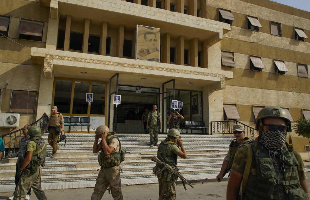 AP/TT | Ryska soldater i Syrien.