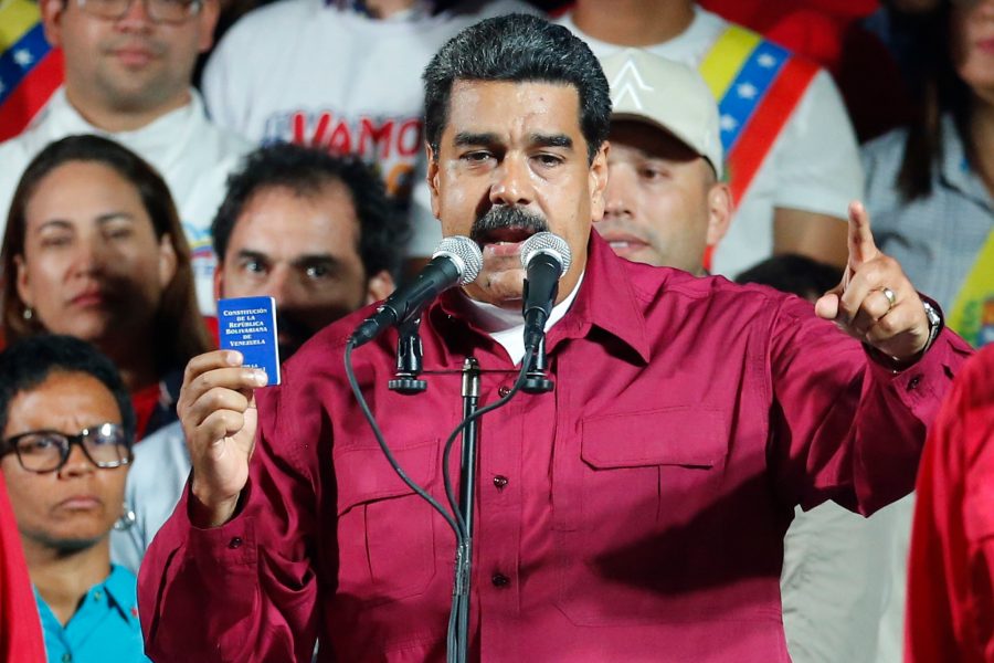 Ariana Cubillos | Nicolás Maduro håller segertal.