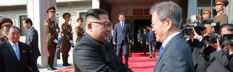 Nordkoreas ledare Kim Jong Un och Sydkoreas president Moon Jae-in möttes förra helgen i den demilitariserade zonen.
