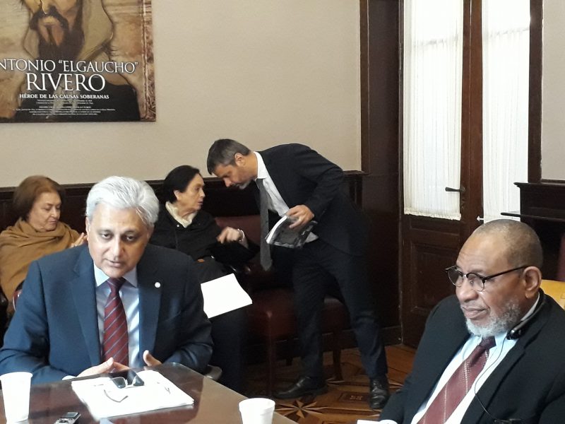 Daniel Gutman/IPS | IPS intervjuade Ovais Sarmad (till vänster) och Youba Sokona i samband med att de under förra veckan deltog vid ett möte i den argentinska huvudstaden.