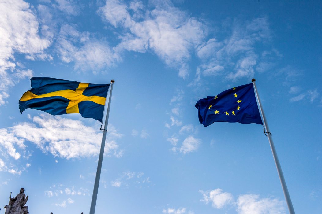 Lars Pehrson/SvD/TT68 procent av de tillfrågade svenskarna anser att det är bra att Sverige är med i EU.