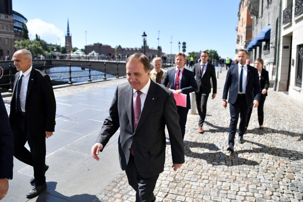 Erik Simander/TT | Statsminister Stefan Löfven (S) i Stockholm i veckan.