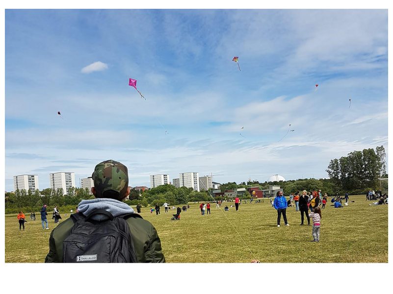 Privat | Nätverket Årstafältet!, tillsammans med föreningen Flying Kites for Peace samlade mellan 1500-2000 människor för att flyga fritt på Årstafältet en sista gång.