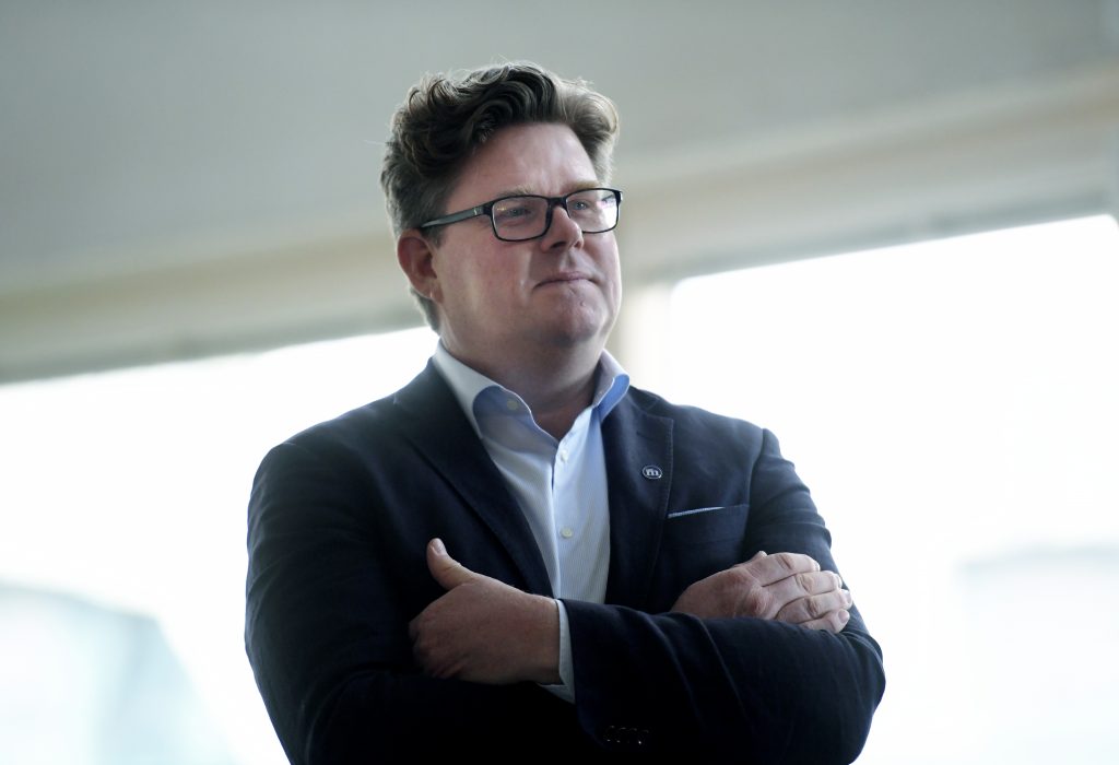 Janerik Henriksson/TT | Moderaternas partisekreterare Gunnar Strömmer vill se en ny grundlagsutredning.
