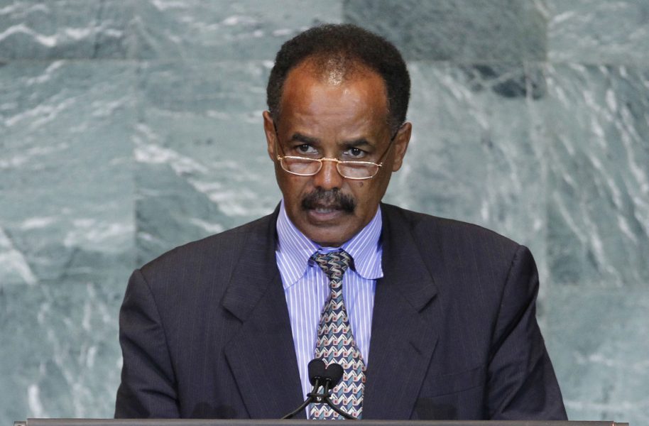 Jason DeCrow/AP | Eritreas president Esaias Afwerki.