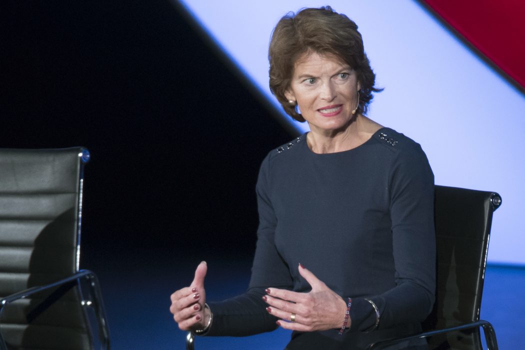 Mary Altaffer/AP/TT | Den republikanska Alaskasenatorn Lisa Murkowski.