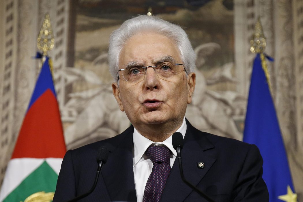 Fabio Frustaci/AP | Italiens president Sergio Mattarella.