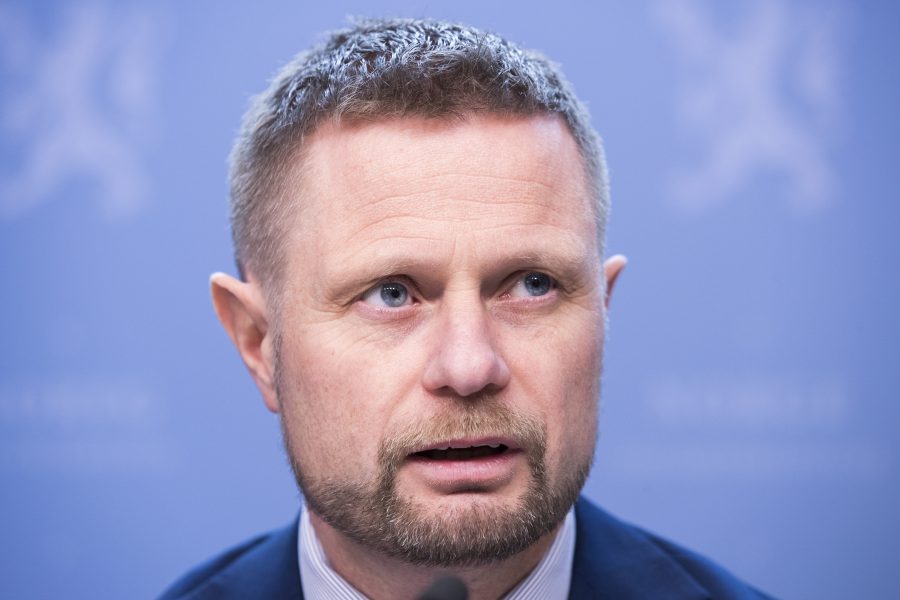 Håkon Mosvold Larsen / NTB scanpix / TT | Norges hälsominister Bent Høie.