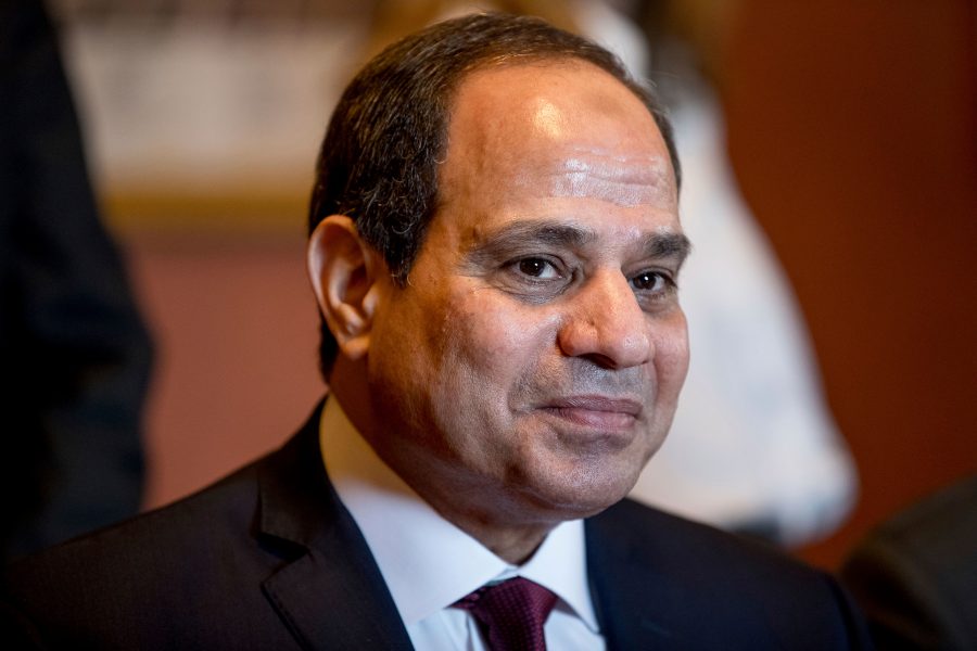 Andrew Harnik/AP/TT | Egyptens president Abd al-Fattah al-Sisi.