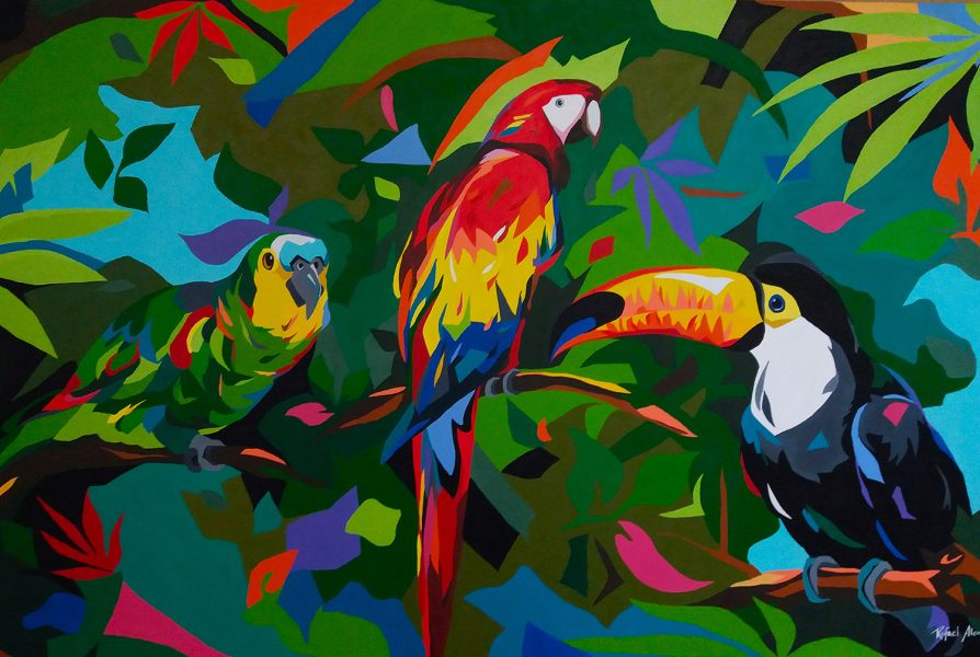 Konstverket Pantanal av den brasilianska konstnären Rafael Alencar börjar snart att målas upp på Rosenlundsverket.