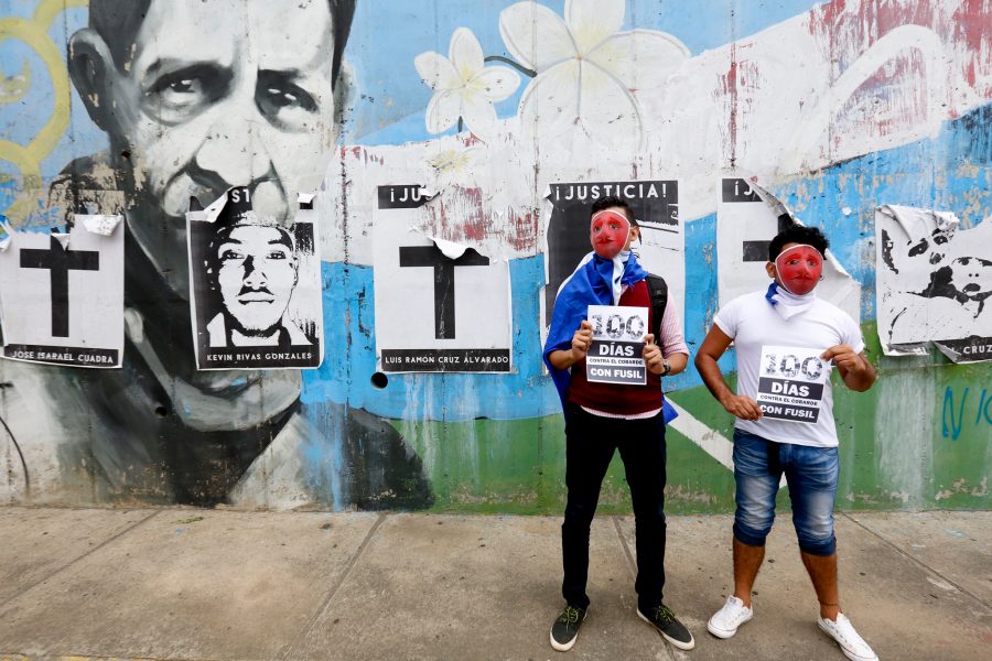Alfredo Zuniga/AP Photo/TT | 100 dagar av protester mot Daniel Ortega.