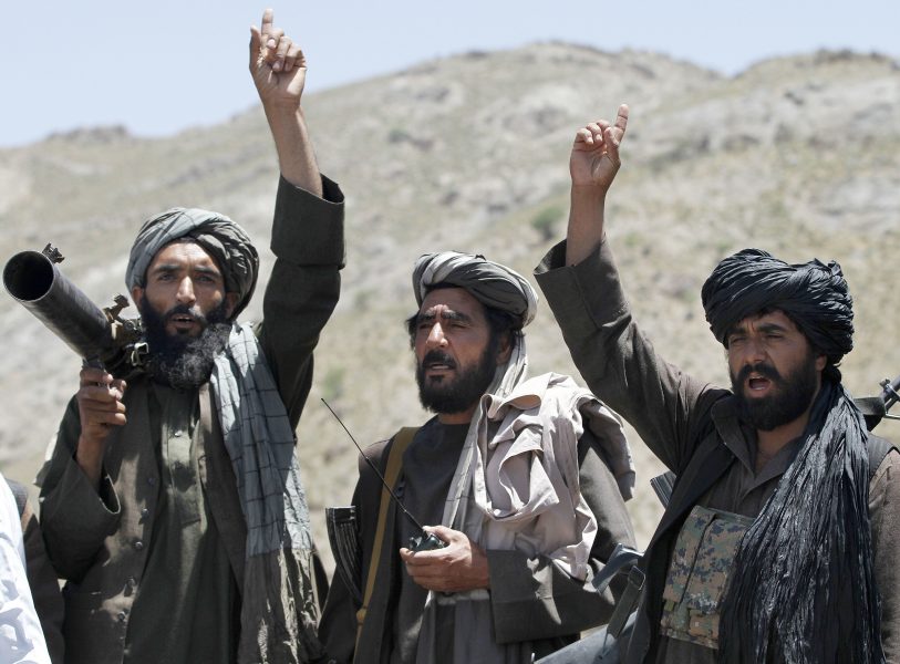 Allauddin Khan/AP/TT | Talibaner i den afghanska Heratprovinsen.