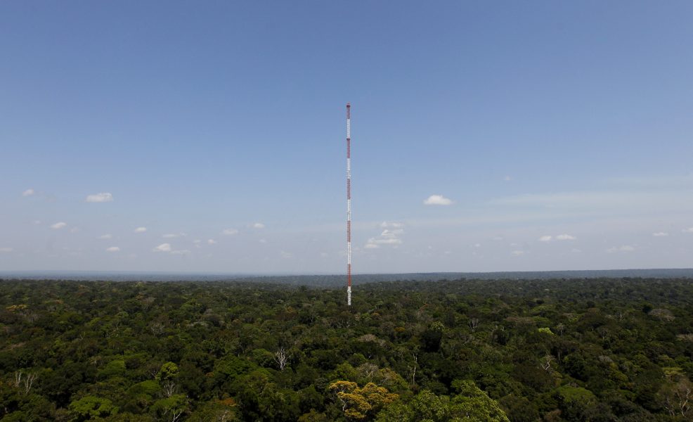 Yesica Fisch |Observatório de Torre Alta da Amazônia (Atto), ett torn som upprättatt i Amazonas för att övervaka bland annat utsläpp.