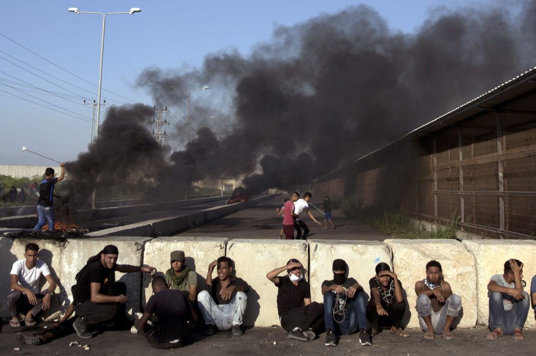 Sammandrabbning vid Erez mellan Gaza och Israel.