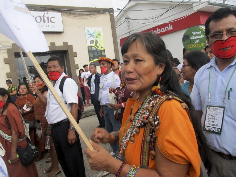 Teresita Antazú, ledare för yaneshafolket i peruanska Amazonas, är ett av de 55 folk som är officiellt erkända i Peru.