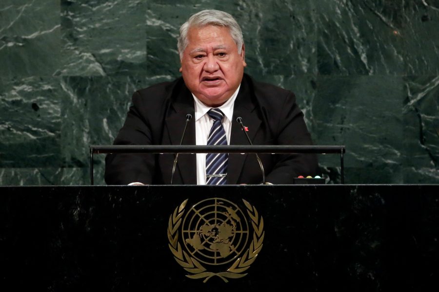 Samoas premiärminister Tuilaepa Sailele.