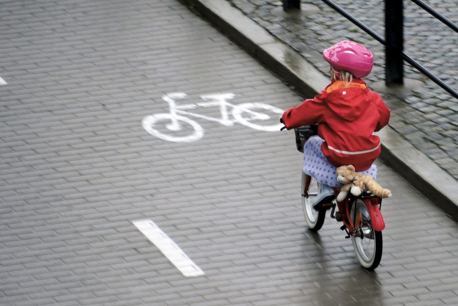 Just nu cyklar fler barn till skolan.