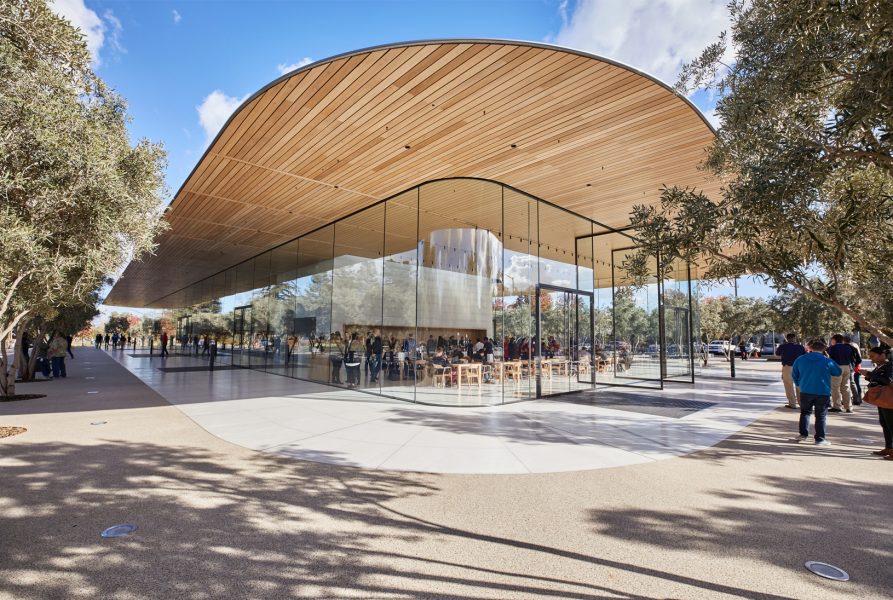 Apple| Apples besökscenter i Cupertino, Kalifornien.