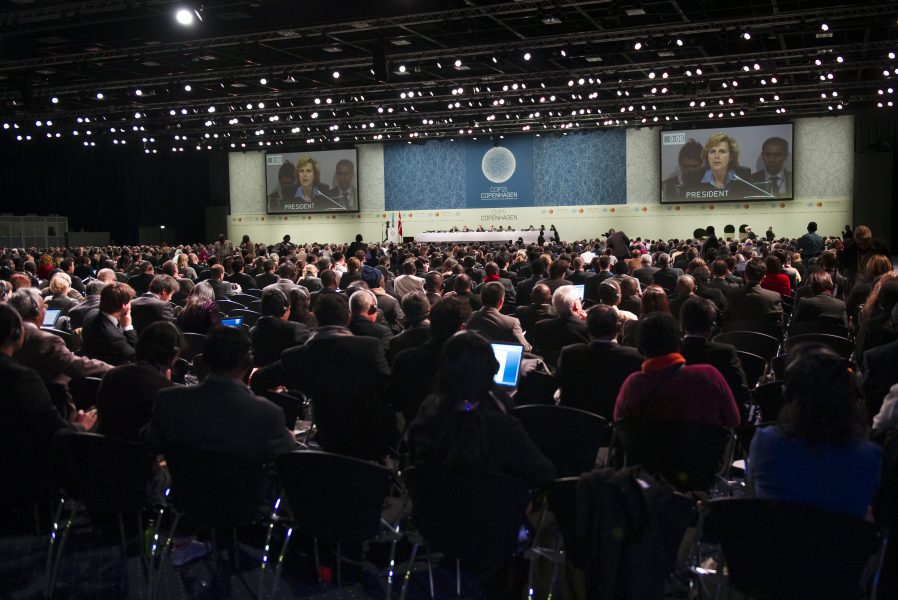Sammanträde under FN:s klimatkonferens COP15 i Köpenhamn, i december 2009.