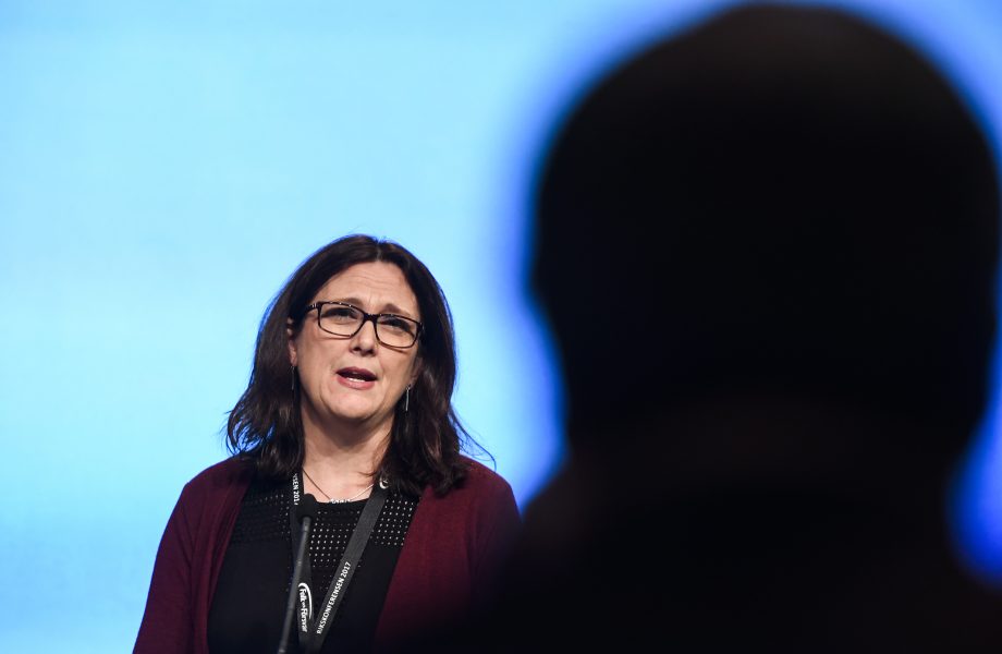 ”Systematisk tortyr är ett brott mot mänskligheten", sade EU-kommissionär Cecilia Malmström vid ett ministermöte under FN-veckan i New York.