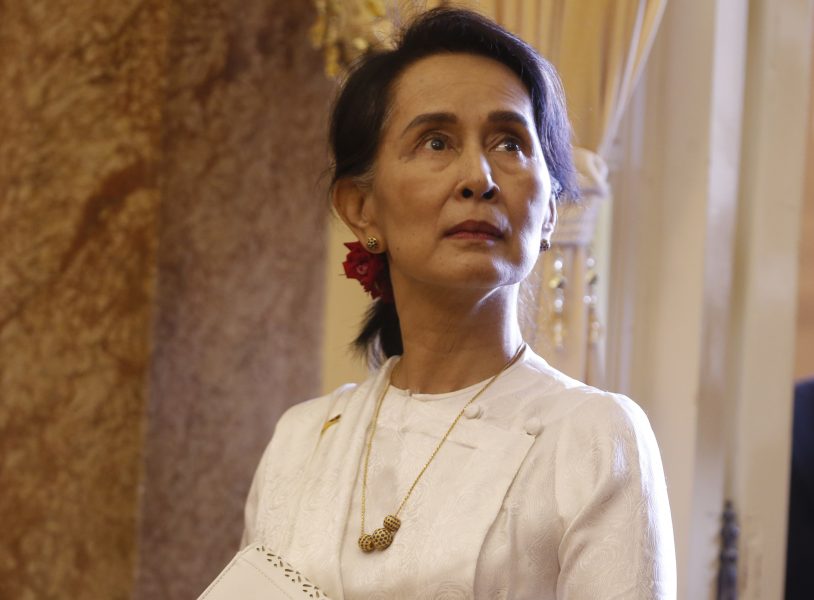Myanmars ledare Aung San Suu Kyi.