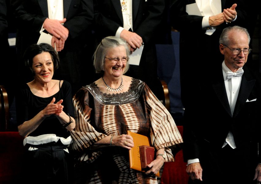 Professor Elinor Ostrom, en av få kvinnliga Nobelpristagare.