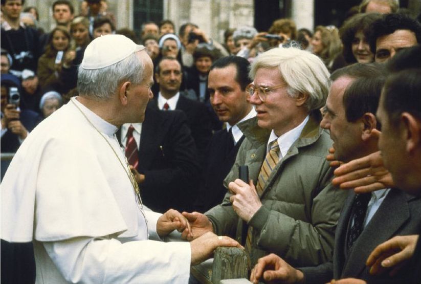 Lionello Fabbri/Science Source images | Andy Warhol och påven Johannes Paulus II.