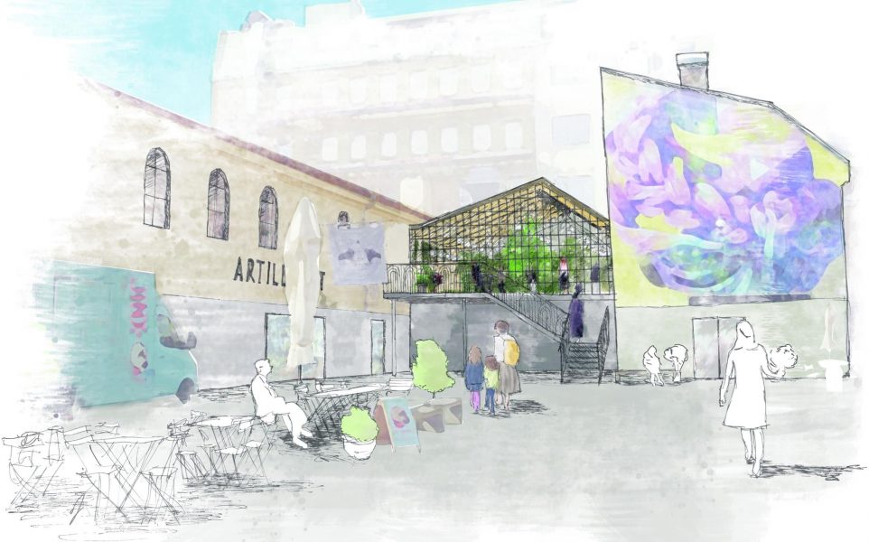 Illistration: Kaka Arkitekter | Orangeriet ska vara klart våren 2019.