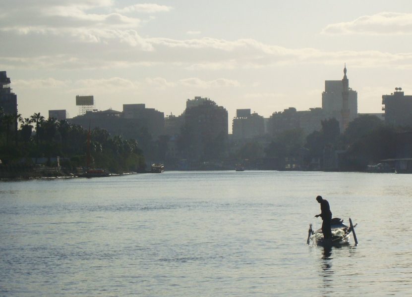 Cam McGrath/IPS | En egyptisk fiskare på Nilens vatten.