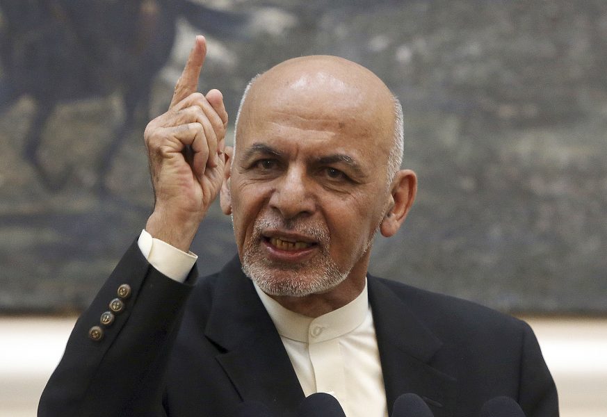 Rahmat Gul/AP/TT | Afghanistans president Ashraf Ghani.